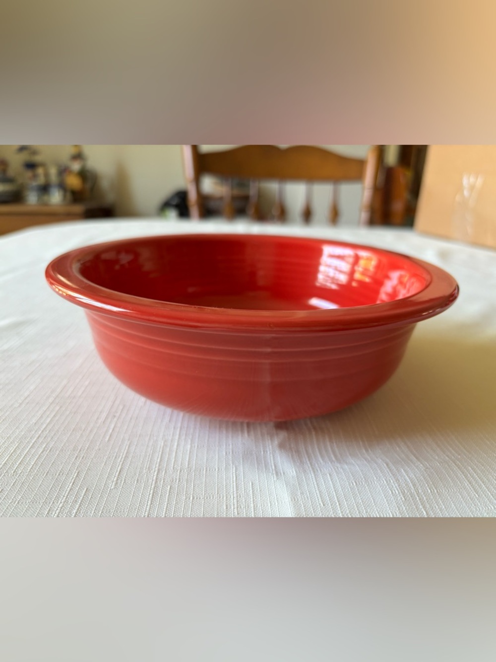 Homer Laughlin Fiestaware 8” Scarlet Red Serving Bowl